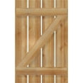 thumbnail image 5 of 23"W x 36"H TimberCraft Four 5 3/8" Boards Spaced Board-n-Batten Shutters w/Z-Bar, Rough Sawn Western Red Cedar (Per Pair), 5 of 13