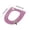 Purple, variant on Toilet Seat Cushion with Handle Adhesive Buckle Type 18.5x15.75 Inches, Detachable Washable Toilet Cover for All Seasons