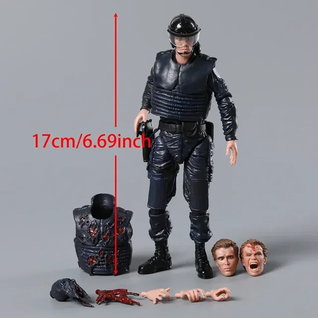 NECA Alex Murphy OCP Versión uniforme PVC Figura de acción colección modelo juguete regalo ZEZEi