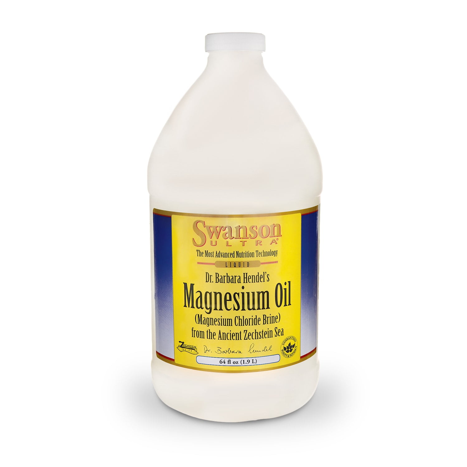 Swanson Ancient Zechstein Sea Brine Magnesium Oil Liquid, 64 fl oz