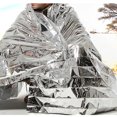 thumbnail image 3 of Paquete de 10 Manta de Supervivencia Sunnimix Bolsa de Dormir Térmica 210x130cm Plata, 3 of 8