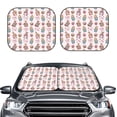 thumbnail image 2 of Balery 2 Piece Hello Easter Car Windshield Sun Shade|Foldable Front Windshield Shade for Car Front Window for Most Sedans SUV Truck-, 2 of 7