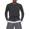 thumbnail image 1 of Calvin Klein Men's Standard Light Weight Quick Dry Long Sleeve 40+ UPF Protection, Black, XX-Large, 1 of 3