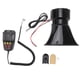 thumbnail image 2 of Bocina de alarma con 7 sonidos fuertes, sirena para coche, función de grabación, sistema de altavoces para camión, barco, coche de 12 V, 2 of 15