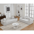 thumbnail image 2 of Luckhao 2-Piece Boucle Cloud Sofa Set with End Table, 3+2 Seater for Living Room & Small Spaces, 2 of 27