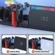 thumbnail image 2 of Base de carga para mandos compatible con Nintendo Switch 2/1 y Joy-Pads 2/1 — Estación de carga rápida 10 en 1 con soporte para el mando Pro, 2 of 9