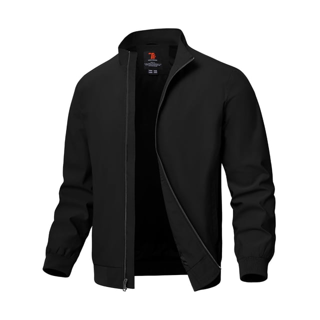 Chaqueta TBMPOY Lightbreaker Bomber para hombre, color negro