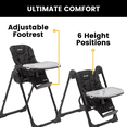 Jeep by Delta Children Classic Convertible 2in1 High Chair for Babies