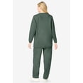 thumbnail image 2 of Woman Within Plus Size Fleece Sweatshirt Set, 2 of 5