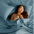 thumbnail image 3 of Bare Home Premium 1800 Ultra-Soft Double Brushed Microfiber Bulk Pack, King, 12 Pack, Coronet Blue, 3 of 4