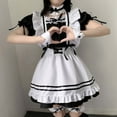 thumbnail image 4 of Women's Cute Princess Dresses for Girls Kawaii Dress Anime Maid Attire Cosplay Dress with Apron and Other Accessories, 4 of 7