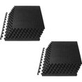 thumbnail image 3 of 12 PACK, 48 SQFT 1/2" Extra Thick Floor Exercise Mat for Home Gym or Floor Padding for Kids - High-Density EVA Interlocking Foam Floor Tiles for Gym Equipment, Play Area - Yoga, Cardio, Weights, MMA, 3 of 9