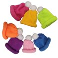 thumbnail image 3 of 7Pcs Elastic Woolen Mini Hats Christmas Colorful Winebottle Decor (Mixed Color), 3 of 9