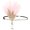 Pink, variant on 1920's Flapper  Headband Art Deco Headpiece Inspired Leaf Medallion  Headband