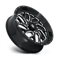 thumbnail image 2 of Fuel D581 Triton 22X7 4X156 13Et 132Cb Gloss Black Milled Wheel, 2 of 3