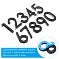 thumbnail image 4 of Unique Bargains House Numbers 3D Mailbox Numbers 0-9 for Outside, 20Pcs, Black, 4 of 7