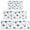 Pioneer Flower Floral, variant on Pioneer Flower Floral Print Pattern Kitchen Rugs Sets Of 3,Kitchen Runner Rugs Non Skid Washable,Decorative Kitchen Floor Mats for Kitchen,Sink,Laundry,17X30 Inch   17X47 Inch   17X59 Inch