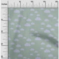 thumbnail image 1 of oneOone Viscose Chiffon Fabric Raindrop & Clouds Nature Print Fabric by Yard 42 Inch Wide, 1 of 4