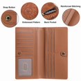 thumbnail image 5 of FALAN MULE Ultra Slim Thin Women Wallet RFID Blocking Card Holder Leather Bifold Ladies Wallet, 5 of 7