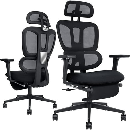 ergonomic office chair with footrest product