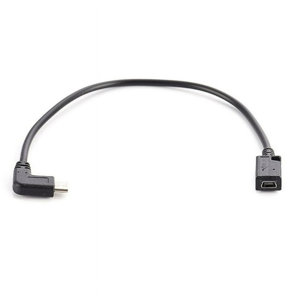 JZROCKER Mini USB Female to Type C Male Adapter Converter 90 Degree USB C Male