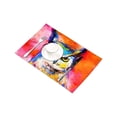 thumbnail image 3 of MKHERT Modern Art Pastel Painting of an Owl Placemats Table Mats for Dining Room Kitchen Table Decoration 12x18 inch,Set of 6, 3 of 4
