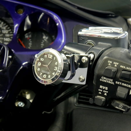 DESSERT DAWGS/LEADER MC ACC. Clock Gauge for Goldwing Black EMC-GW-BL