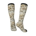 thumbnail image 4 of Balery Starfish And Sea Shells Fun Novelty Socks Men'S Women'S Crew Socks Funny Crazy Novelty Socks Quirky And Cool Socks, 4 of 9