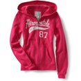 thumbnail image 1 of Aeropostale Ny 87 - Sudadera con capucha y cremallera frontal para mujer, color rosa, XS, 1 of 1