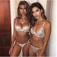 thumbnail image 1 of Femmes Sparkle Chain Push Up Soutien-Gorge et Culotte Femmes Bodycon Intimes Lingerie Ensemble Sous-Vêtements, 1 of 5