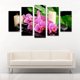 thumbnail image 2 of Juego de Cuadros Decorativos, Spa de Lujo con Orquídeas, 5 Piezas, Ideal para Negocio y Recámara, 150x80cm, 2 of 5