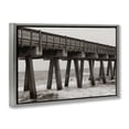 thumbnail image 2 of Stupell Industries Coastal Pier Angles Structure Gray Floating Frame Canvas Art, 31 x 21, by Nathan Larson, 2 of 8