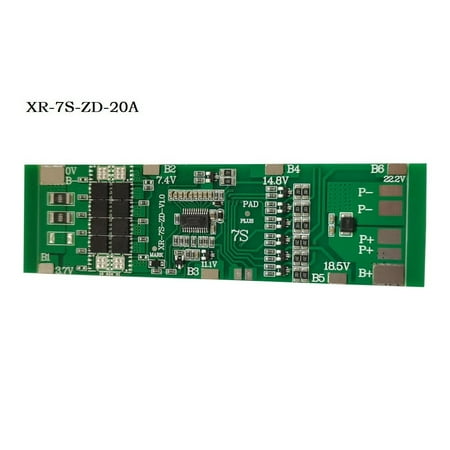 

BMS 7S 24V 10A 20A 30A Lithium Battery Protection Board with Battery Balancer