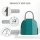 thumbnail image 4 of Balery Teal Color Bolsa de Almuerzo para Mujeres, Caja de Almuerzo, Bolsa de Almuerzo Pequeña Impermeable, Tote de Almuerzo Reutilizable con Gran Capacidad, 4 of 6