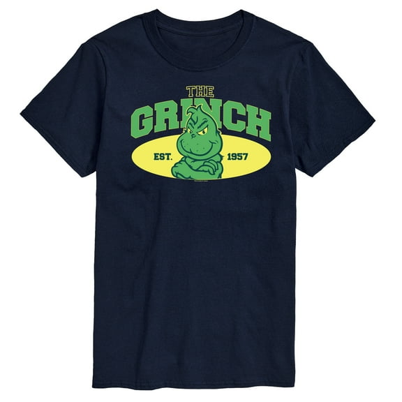 Dr. Seuss The Grinch - Christmas - Little Grinch Est. 1957 - Men's Short Sleeve Graphic T-Shirt