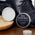 thumbnail image 7 of Leather Cleaner Cream With Mink Oil For Leather Ation And Conditioning, Nourishing Recoloring Balm Suitable For Bags Shoes Furniture Car Seats Saddles Clothing, Easy-To-Use, 7 of 7