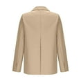 thumbnail image 6 of Wiyuqeen Women's Oversized Blazer Suits with Pocket Long Sleeve Notch Collar Lounge Jacket Coats Solid Business Work Blazers, 6 of 7