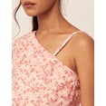 thumbnail image 5 of Moomaya Printed One Shoulder Ruffled Tops, Sleeveless Casual Summer Crop Top, 5 of 8