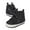 Black, variant on Otqutp Party Toddler Girls Footwear Toddler Baby Boys Girls High Tops Ankle Sneakers Soft Anti Slip Sole PU Leather Prewalker Crib Shoes