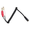 thumbnail image 4 of Cable hembra de 35 mm a 2 macho de 6,35 mm Fugacal adaptador de sonido, 4 of 8