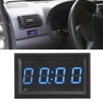 thumbnail image 3 of LED electrónico digital luminoso coche reloj reloj accesorio decoración (azul), 3 of 7