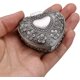 thumbnail image 4 of Caja de almacenamiento en forma de corazón SSuperp para anillos collares pendientes y joyas, 4 of 5