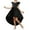 Black, variant on MIXUE Toddler Girls Casual Dresses Kids Summer Solid Color Crew Neck Fly Sleeve Formal A Line Slim Dress Holiday Wear,Black,5-6 Years