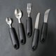 thumbnail image 5 of Extra Wide Handles Easy Grip Cutlery Set, Chunky Handles, Grips Disability Ideal Dining Aid For Elderly Disabled Arthritis Parkinson's Disease Tremors, 5 of 5