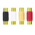 thumbnail image 2 of Conector RCA A Chapado en Oro Adaptador Enchufe AV (dorado) 4 Uds., 2 of 6