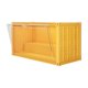 thumbnail image 1 of Vitrina para objetos de colección, caja de exhibición apilable de dos niveles con forma de cubo para mostrador, vitrina para figuras, modelos de autos con amarillo claro, 1 of 8