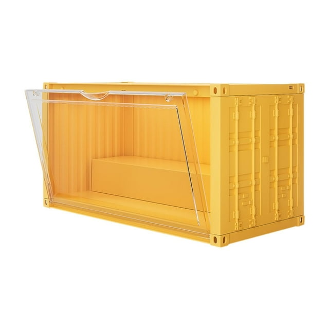 TISHITA Collection de Figurines Vitrine Vitrine pour Figurines Cosmétiques Sans Jaune Clair