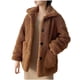 thumbnail image 1 of Abrigo y chaquetas informales de manga larga sin capucha para mujer, otoño e invierno, holgado, de manga larga, sin capucha, de poliéster., 1 of 5