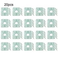 thumbnail image 3 of ziyahi Plastic Rectangle Strawberry Plant Cage Vegetable Climbing Support Rack 20pcs, 3 of 8