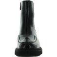 thumbnail image 3 of Franco Sarto Womens Jimmie Leather Zipper Booties, 3 of 3